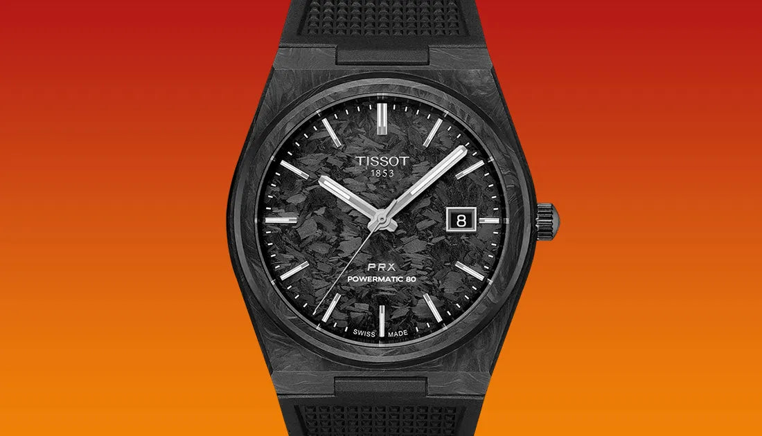 TISSOT PRX 個性溢れるカーボンモデルをユーザーのスタッフがレビュー