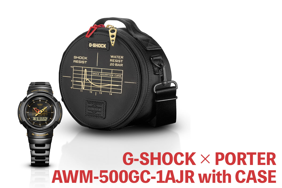 G-SHOCK×PORTER限定モデルプライスタグ付AWM-500GC-1AJR