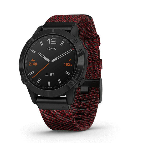 取り扱い終了 / fēnix 6 Sapphire Black DLC Nylon band