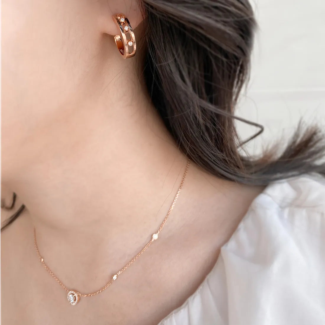 ジョイ ラウンドダイヤモンド ネックレス (0.20ct)