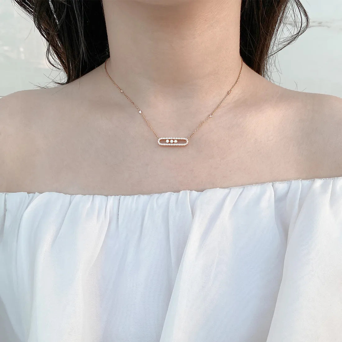 ベビー ムーヴ パヴェ ネックレス