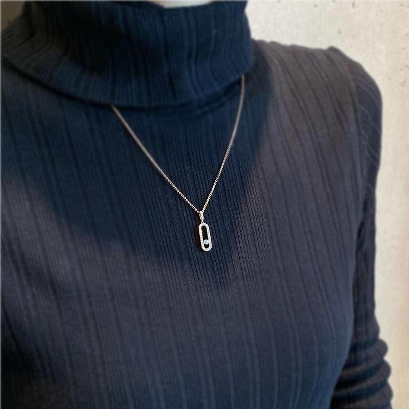 ムーヴ ウノ GM パヴェ ネックレス