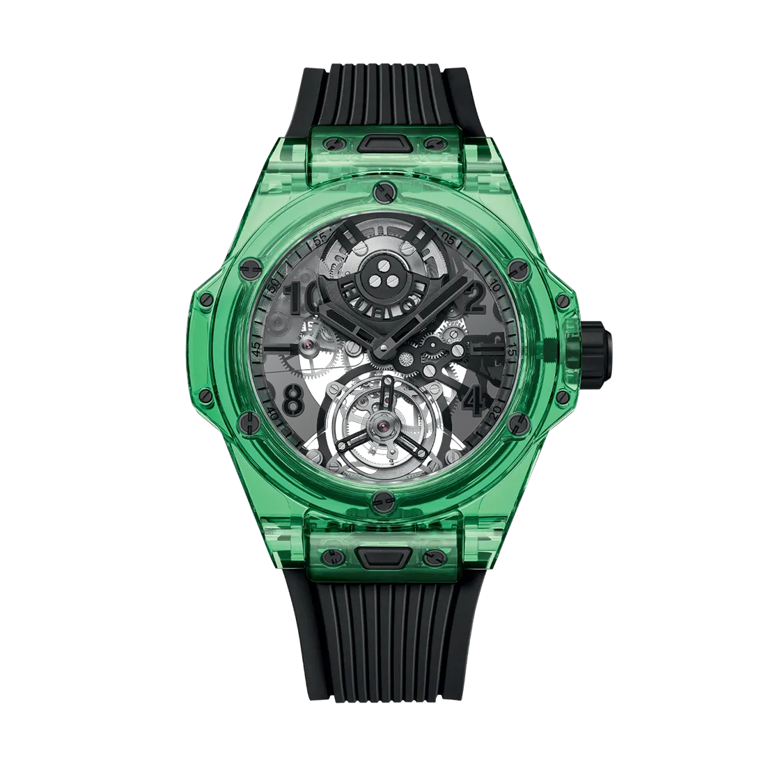 ビッグ・バン トゥールビヨン オートマティック グリーン SAXEM 44mm (世界限定18本 / 2025年モデル)