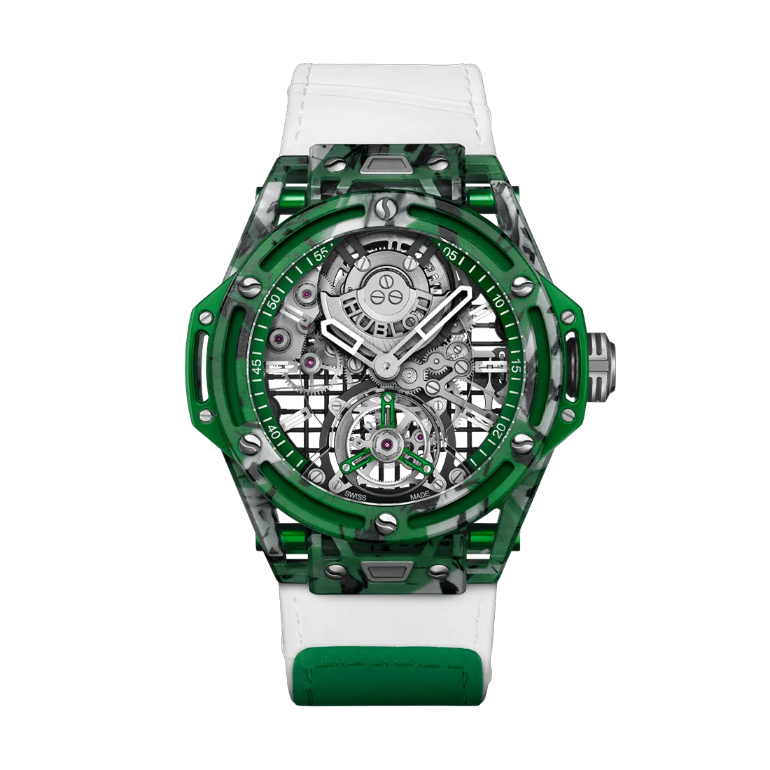 ビッグ・バン トゥールビヨン ノバク・ジョコビッチ GOATエディション グリーン 44mm (2026年モデル)