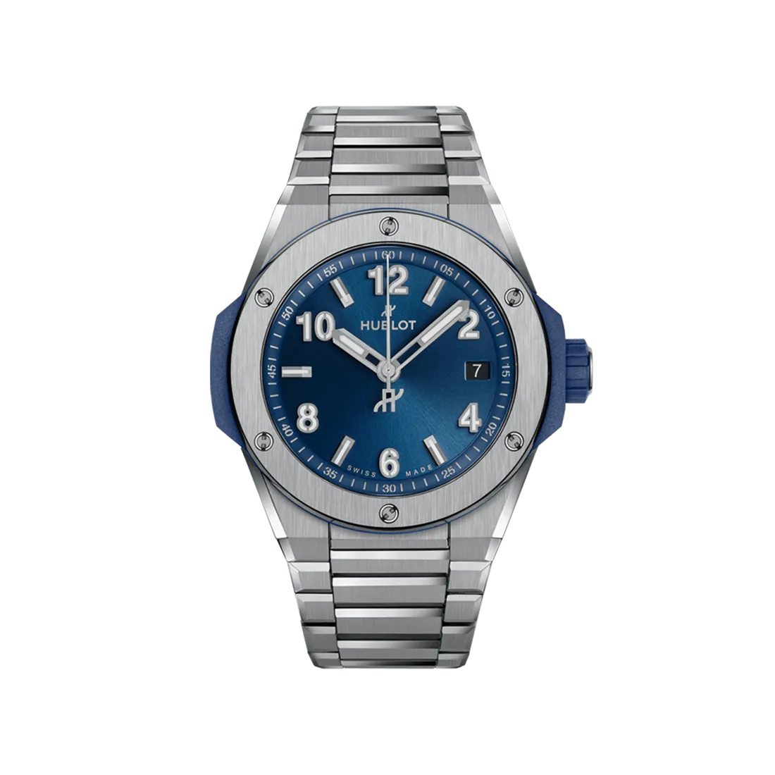 ビッグ・バン インテグレーテッド タイムオンリー チタニウム ブルー 38mm (2024年モデル)