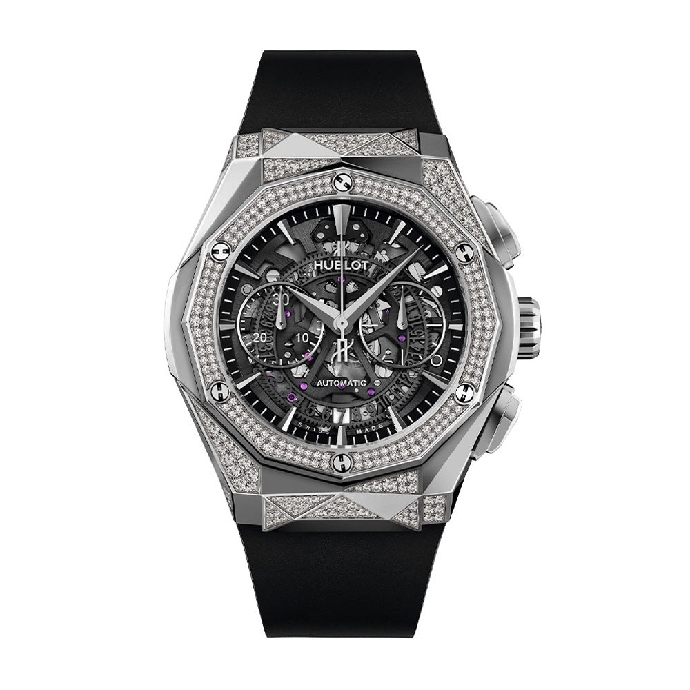 Aerofusion Chronograph Orlinski Titanium Alternative Pavé 45mm