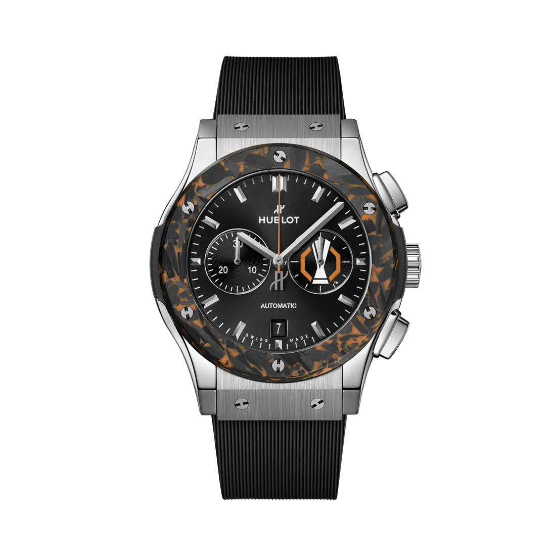 クラシック・フュージョン クロノグラフ UEFA ヨーロッパリーグ チタニウム カーボン 42mm (2026年モデル)
