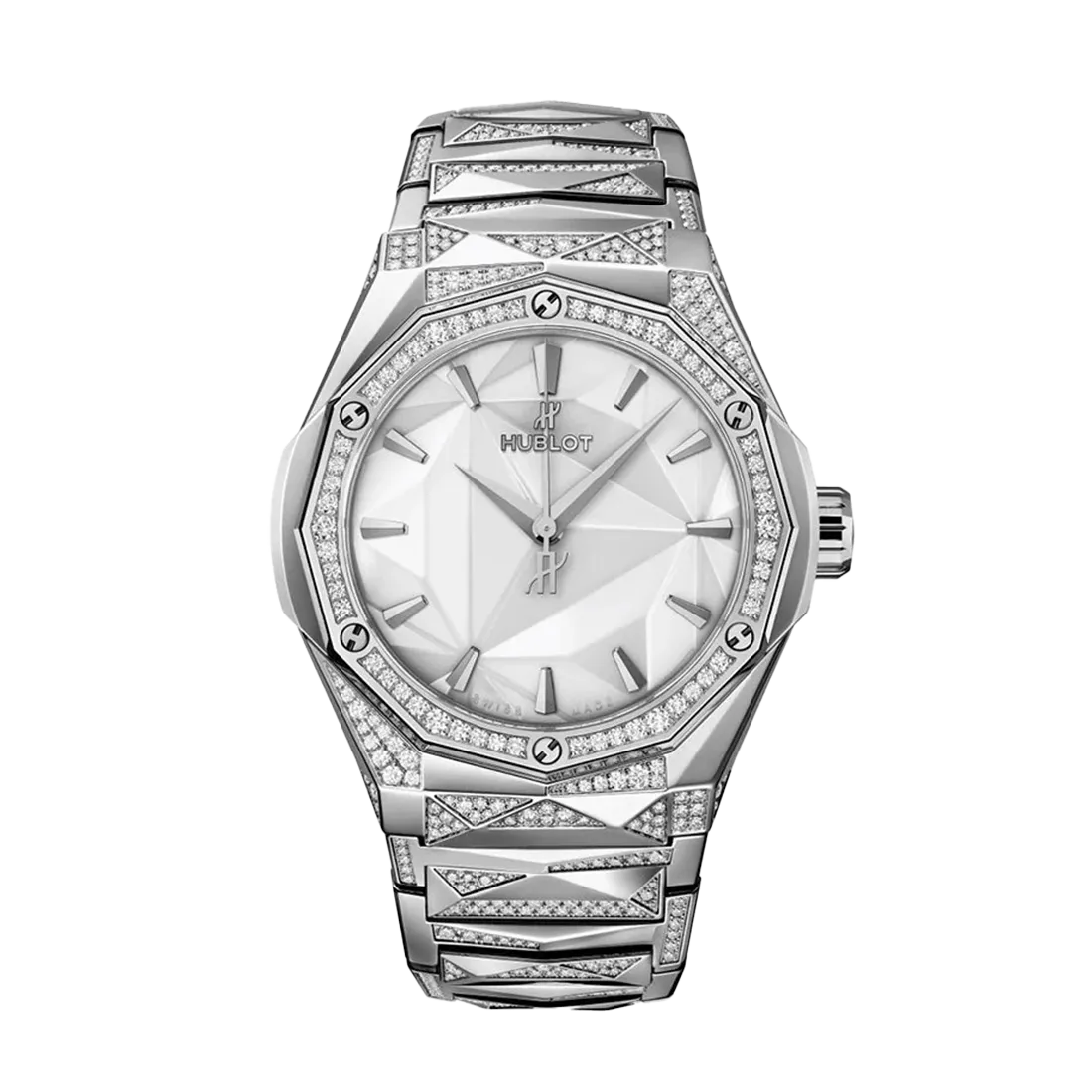 Classic Fusion Orlinski Bracelet Titanium White Alternative Pavé 40mm (2022 model)