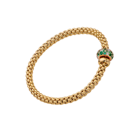 SOLO Flex'it ブレスレット ダイヤモンド&エメラルド