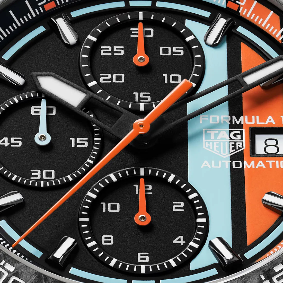 タグ・ホイヤー フォーミュラ1 クロノグラフ × ガルフ 44mm / 世界限定1,000本 (2026年モデル)