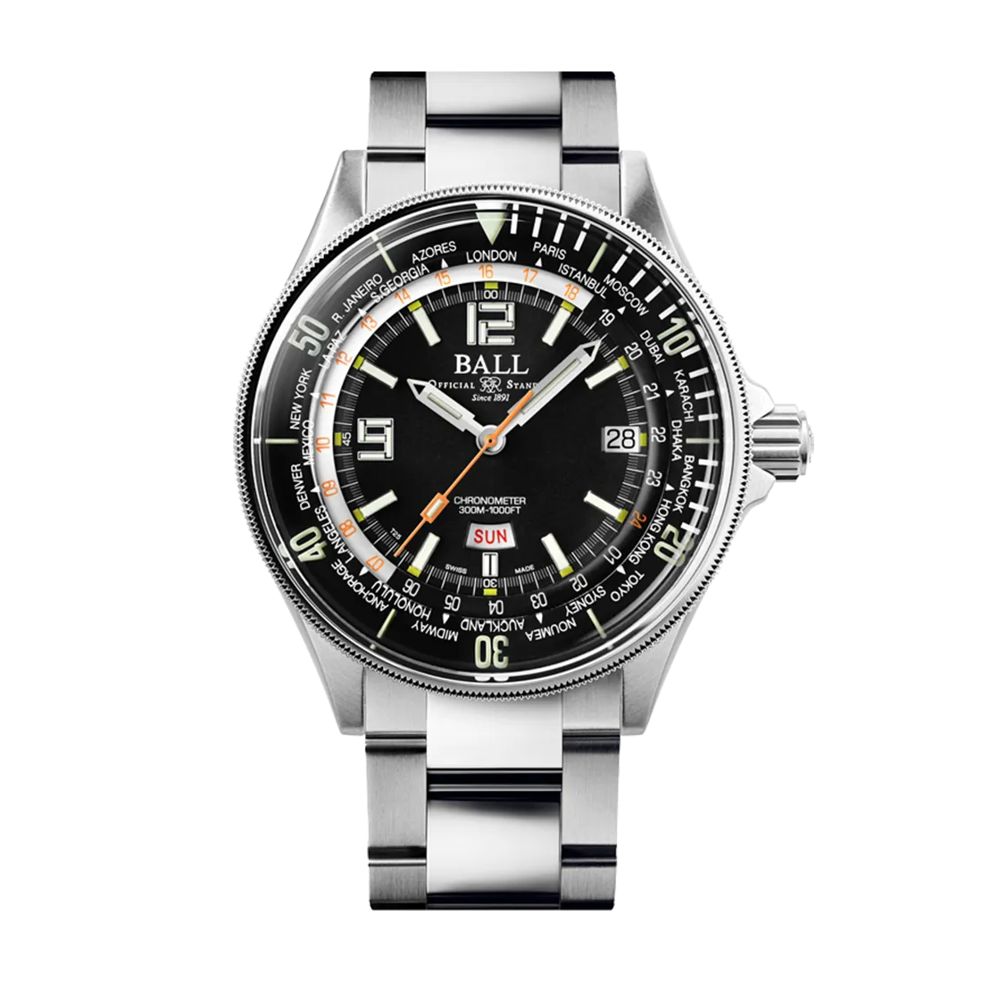 エンジニアマスター ダイバー ワールドタイム / 世界限定1000本