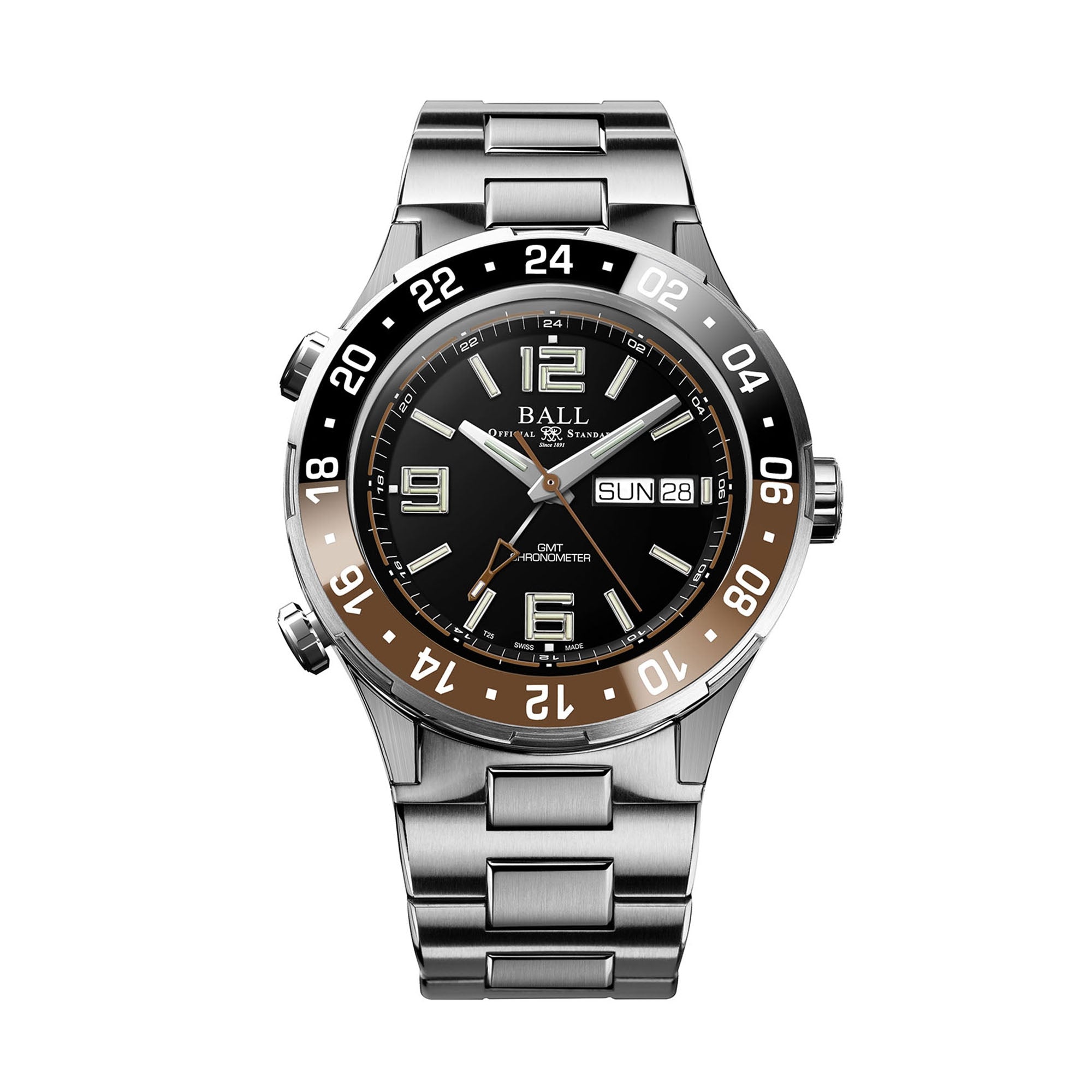 ボールウォッチ ロードマスター マリンGMT 黒茶ベゼル MARINE GMT | ボール ウォッチ (BALL Watch) 日本公式オンライン