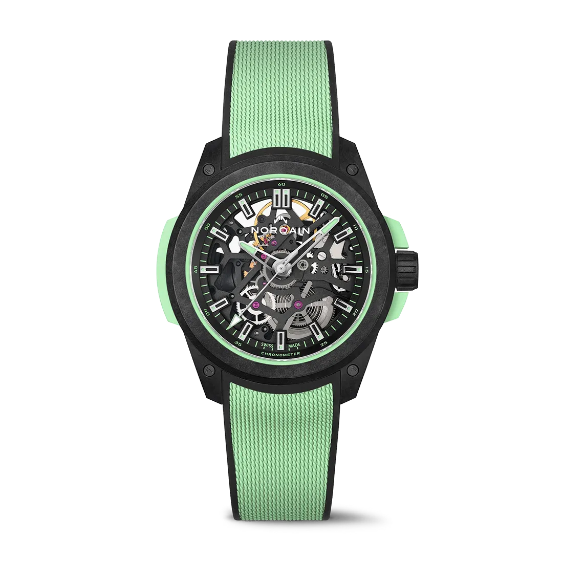 インディペンデンス ワイルドワン スケルトン 39MM ミント リミテッド インディペンデンス ワイルドワン スケルトン 39MM ミント リミテッド