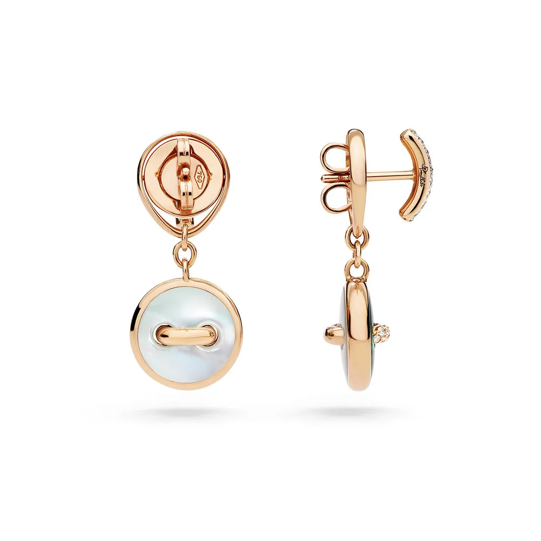 ポムポムドット リバーシブル ピアス