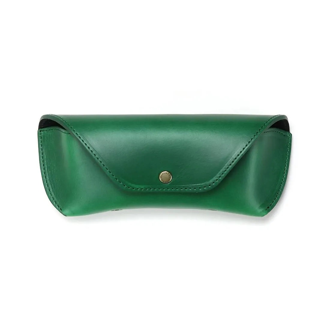 HORWEEN LEATHER EYEWEAR CASE 2 / Green & Black｜DIFFUSER Tokyo