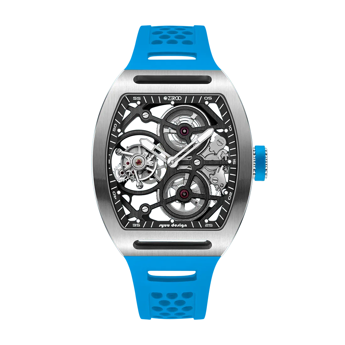 ZEROO T4-01 THE ARCHER FULL SKELETON TOURBILLON ZT004-01SBKLB