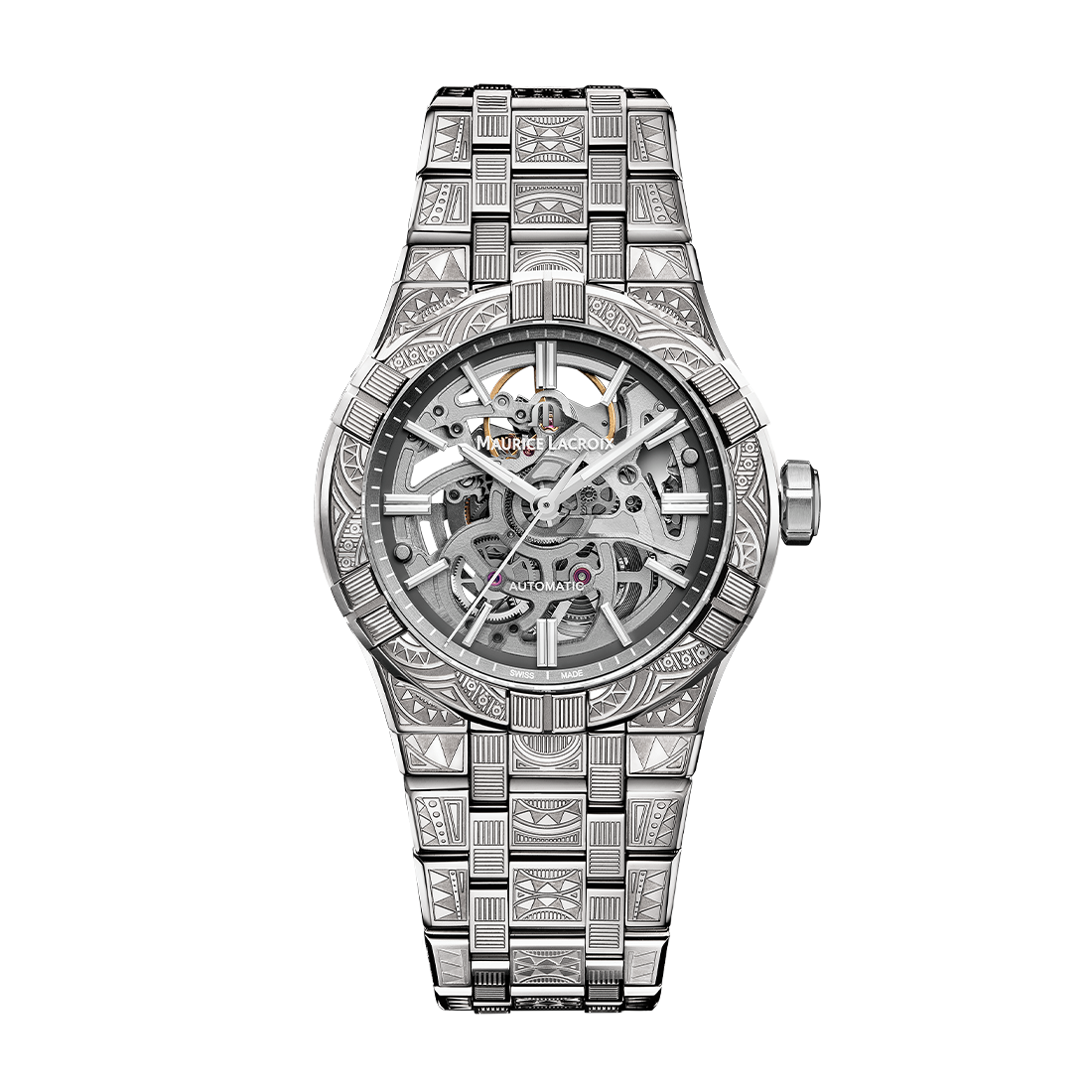 AI6007-SS009-030-1 アイコン オートマティック39mm スケルトン AI6007-SS009-030-1 アイコン オートマティック39mm スケルトン