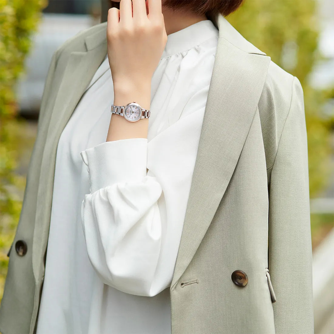 エコ・ドライブ電波時計 Stainless Steel Line Happy Flight シリーズ ※ノベルティプレゼント