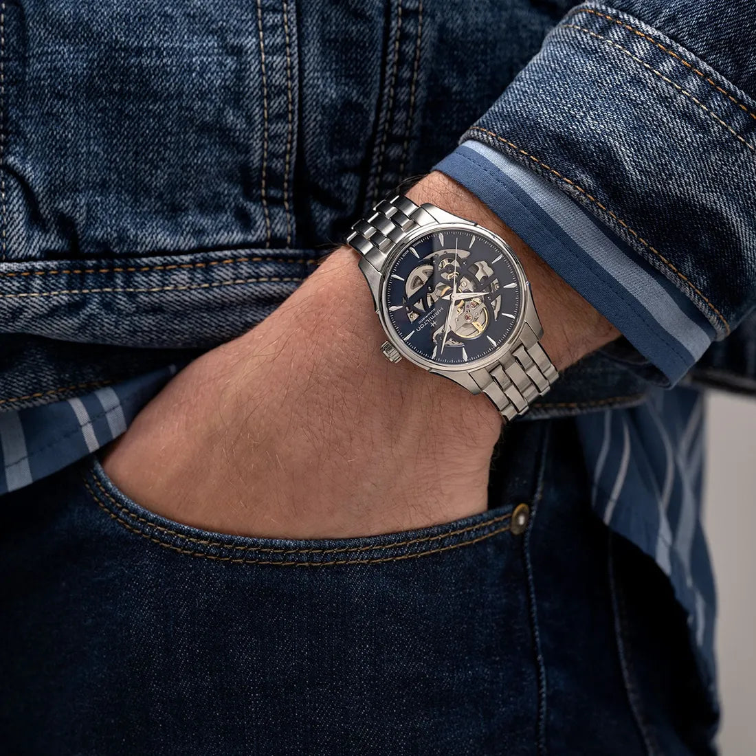 ジャズマスター スケルトン オート 40mm