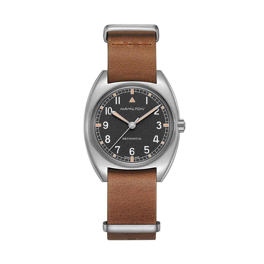 H76419531 カーキ アビエーション パイロット パイオニア メカ 36mm