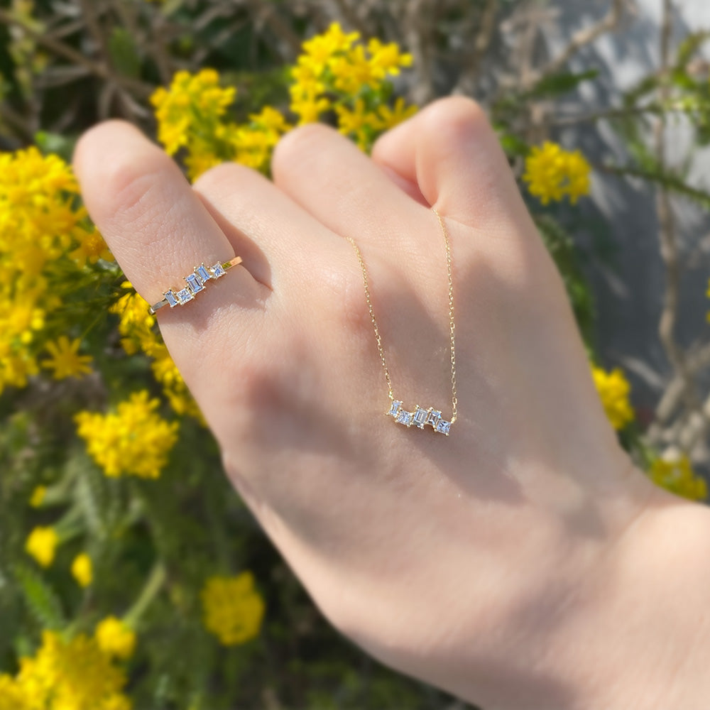 モザイクエクラ ネックレス