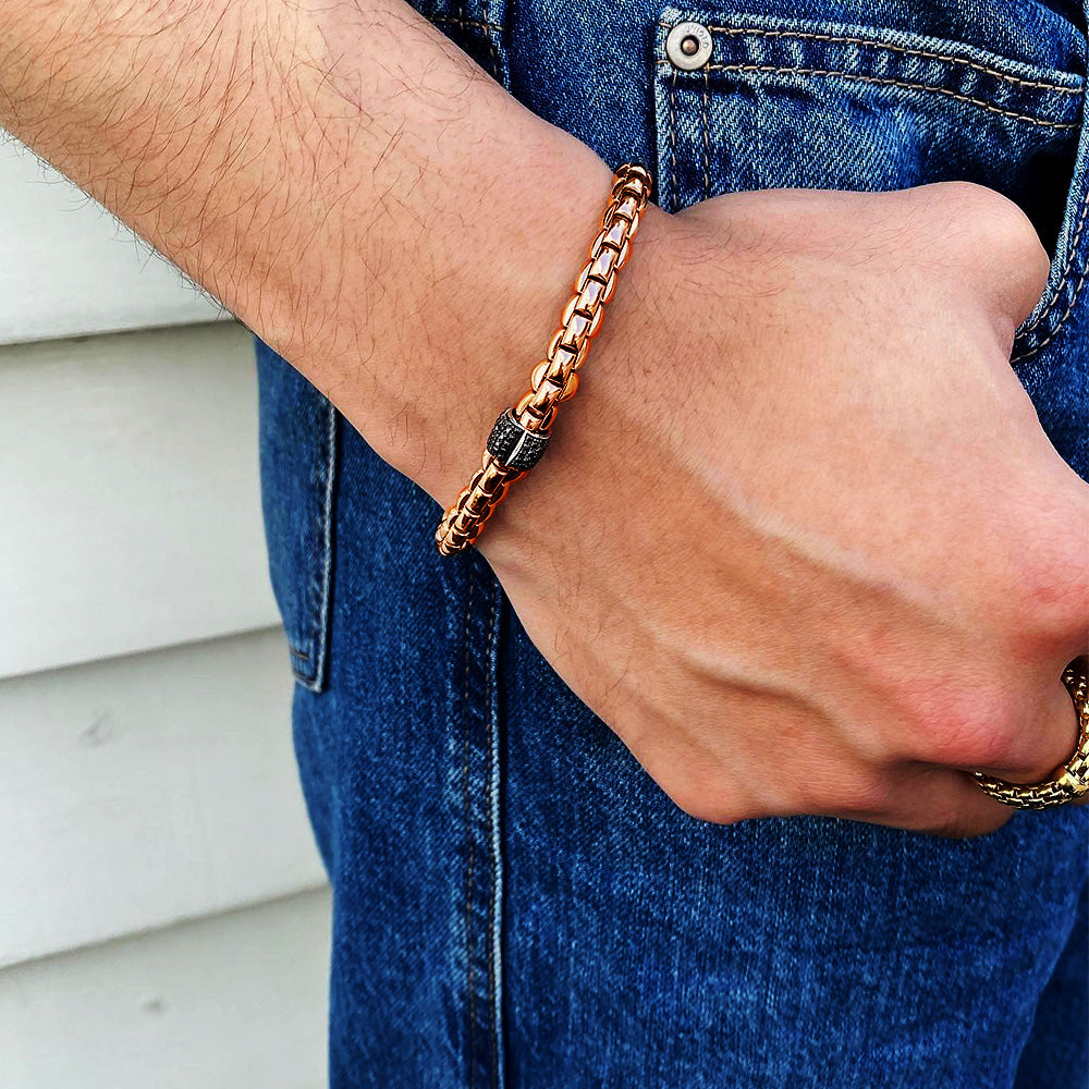 EKA FLEXI'T ブレスレット W/ BLACK DIAS