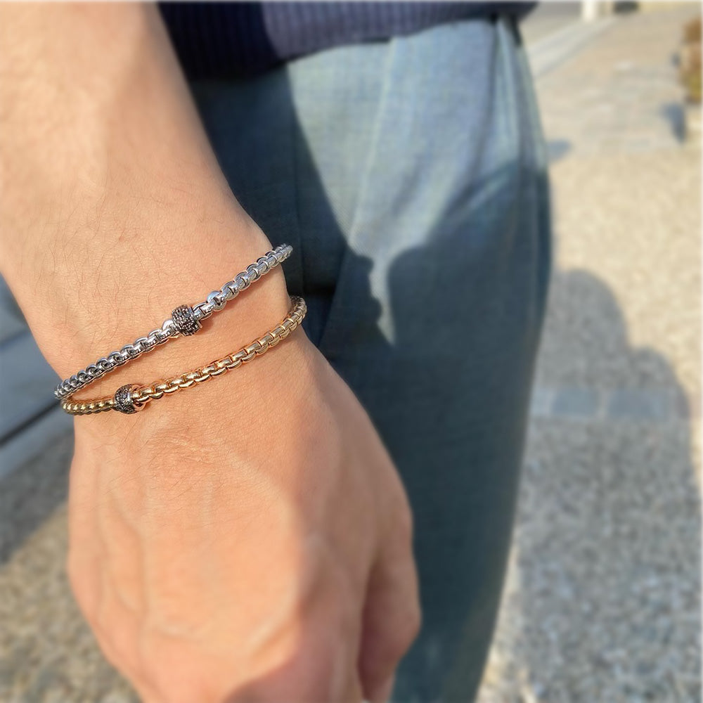 EKA TINY FLEXI'T BRACELET W/ BLACK DIAS