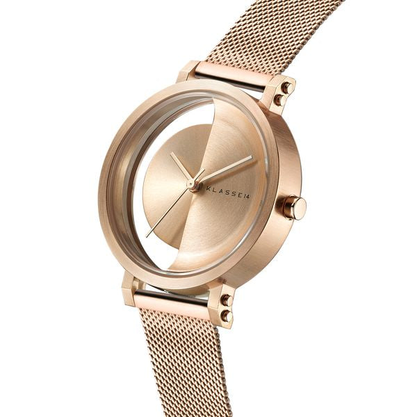 IMPERFECT ARCH Rose Gold with Mesh Strap 32mm
