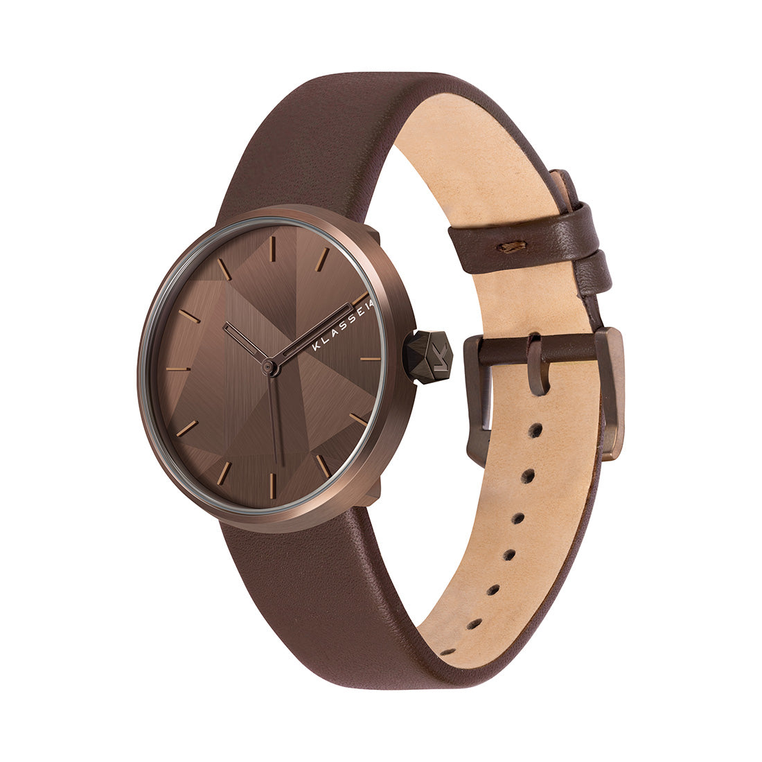 paradox Vintage Gold Case×Brown Leather Strap 40mm