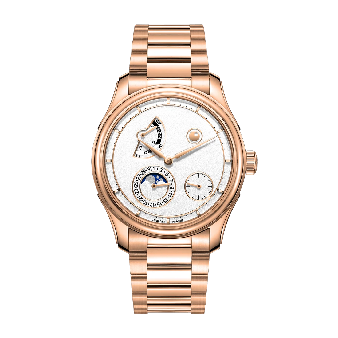 甘露とリビドオ ZEROO C5 KEIGO Classic Automatic Moon Phase Limited Edition 300pcs