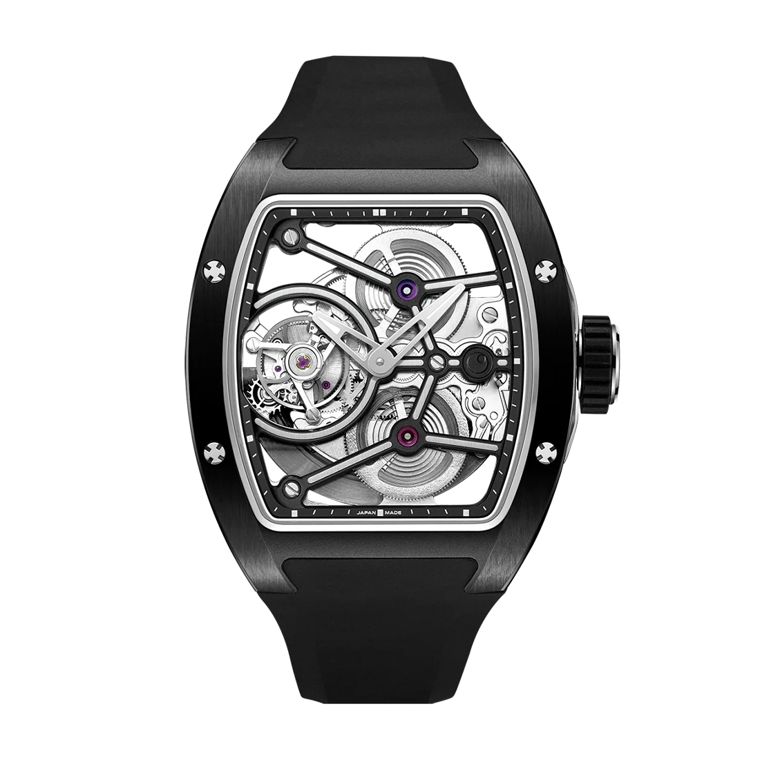ZEROO T10 THE ARCHER FULL SKELETON AUTOMATIC TOURBILLON ZT010SBBK