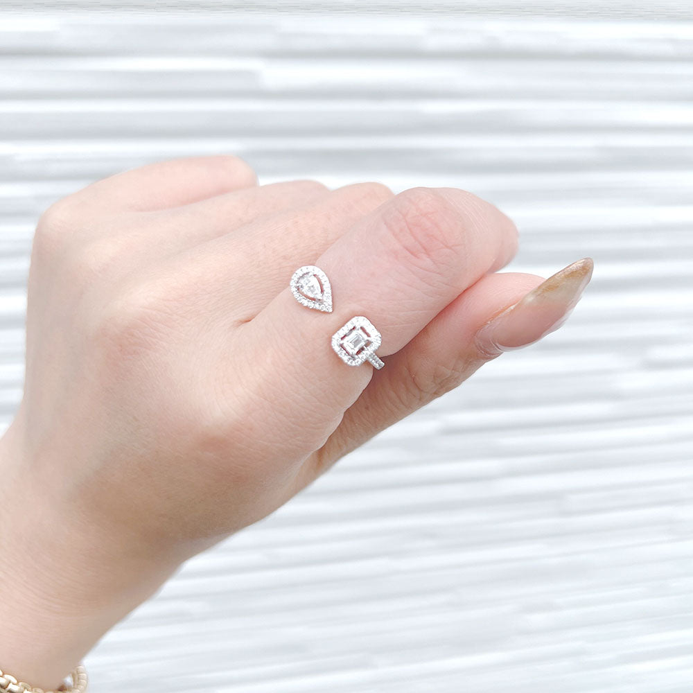 マイツイン トワエモア リング 0.15ct×2