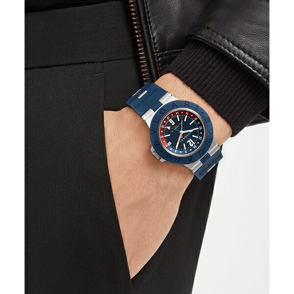 ブルガリ アルミニウム GMT ウォッチ 103554