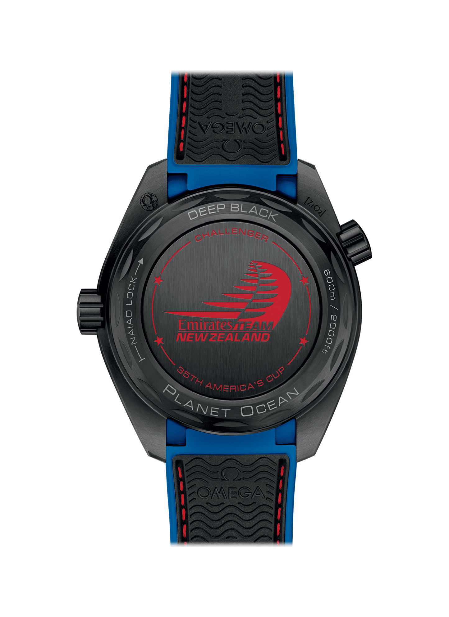 Planet Ocean Master Chronometer GMT 45.5MM ETNZ Deep Black