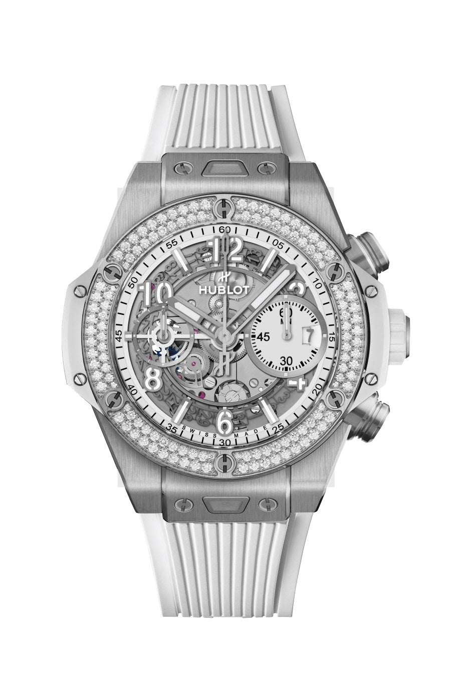 Big Bang Unico Titanium White Diamond 42mm (2021 model)