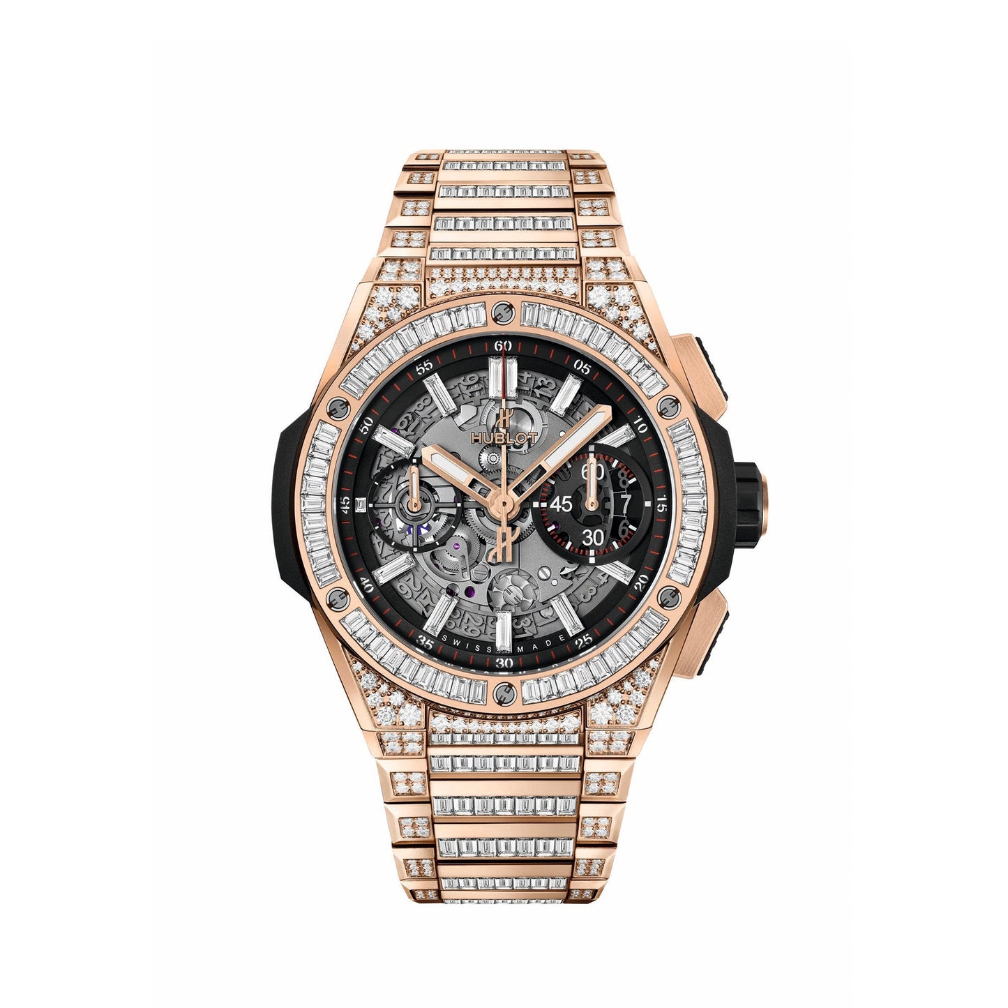 Big Bang Integrated King Gold Jewelery 42mm