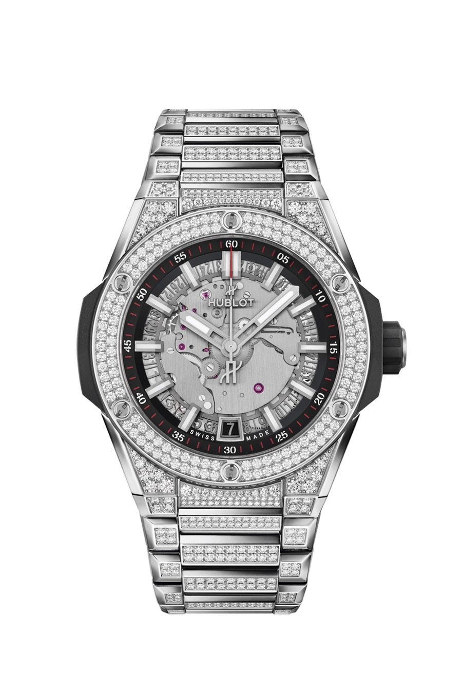 ビッグ・バン インテグレーテッド タイムオンリー チタニウム パヴェ 40mm (2023年モデル)