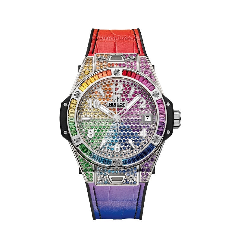 ビッグ・バン ワンクリック スチール レインボー 39mm