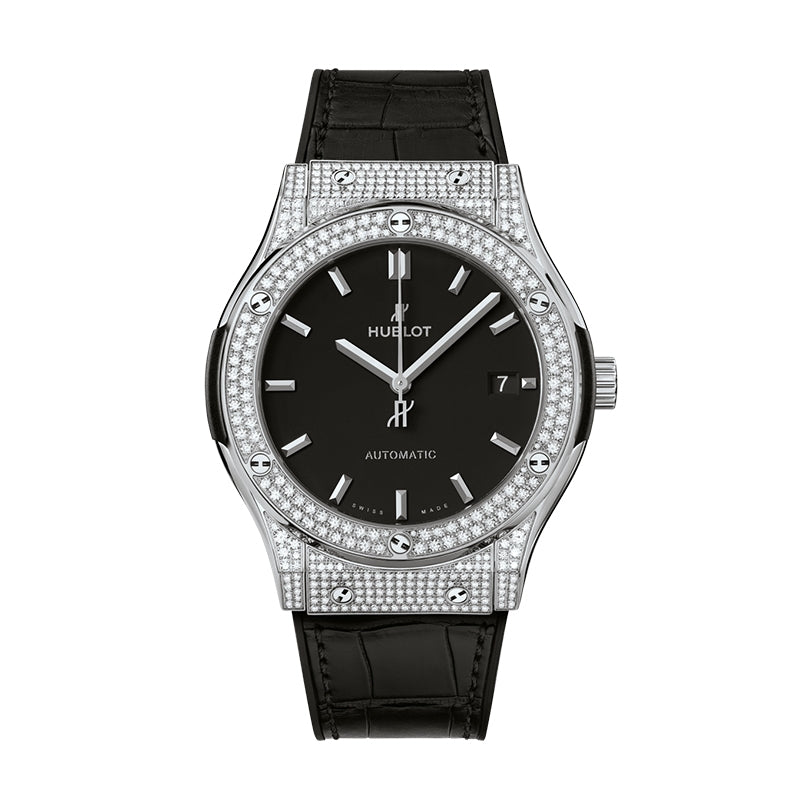 クラシック・フュージョン チタニウム パヴェ 45mm