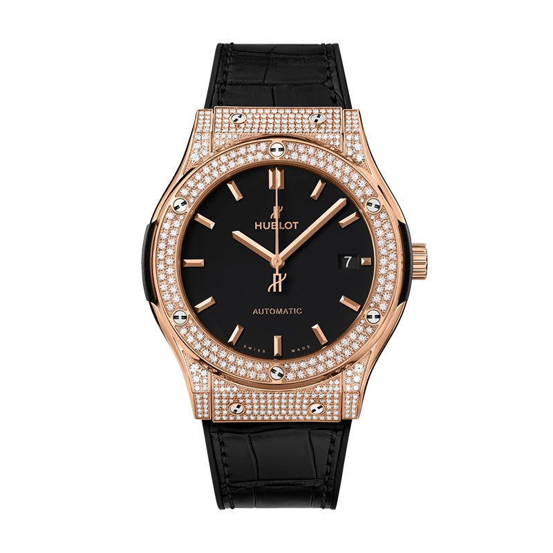 クラシック・フュージョン キングゴールド パヴェ 45mm