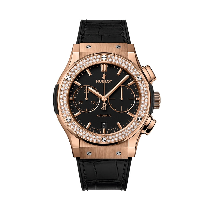 クラシック・フュージョン クロノグラフ キングゴールド ダイヤモンド 45mm