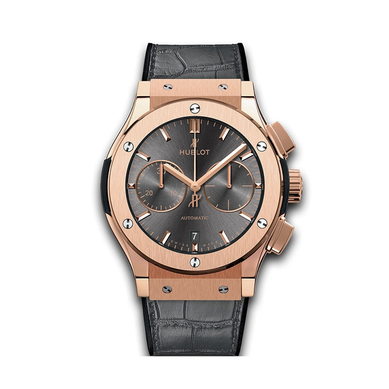 クラシック・フュージョン レーシング グレー クロノグラフ キングゴールド 45mm