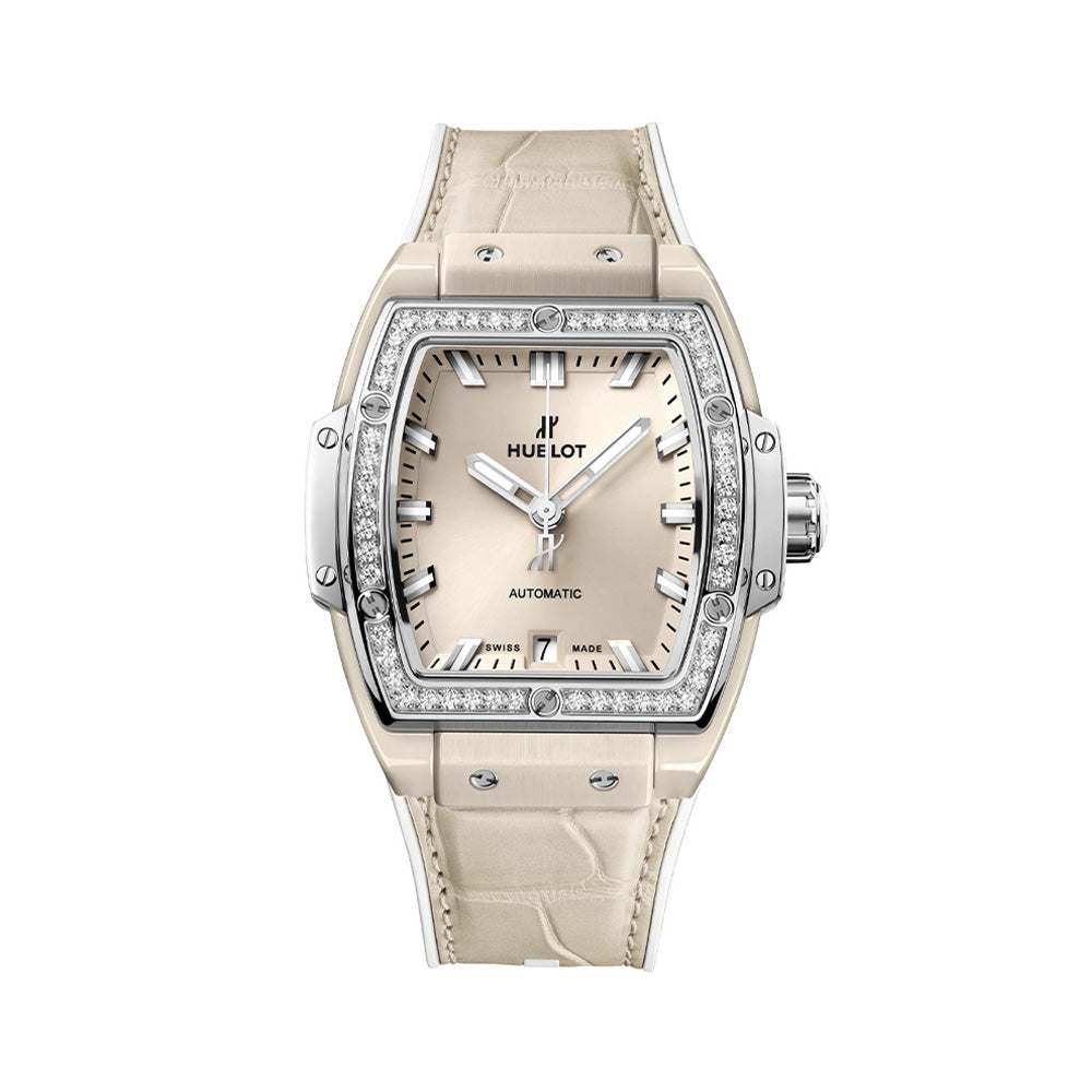 スピリット オブ ビッグ・バン ベージュセラミック チタニウム ダイヤモンド 39mm