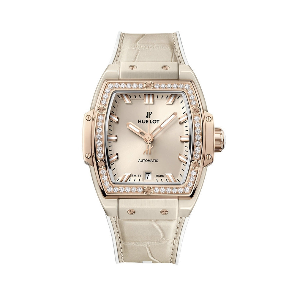 スピリット オブ ビッグ・バン ベージュセラミック キングゴールド ダイヤモンド 39mm