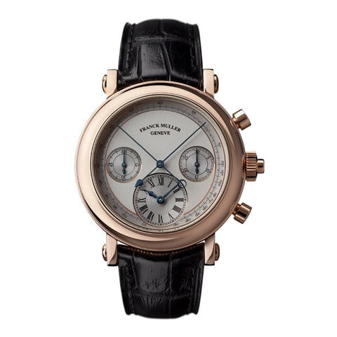 ROUND SPLIT SECONDS DOUBLE FACE CHRONOGRAPH