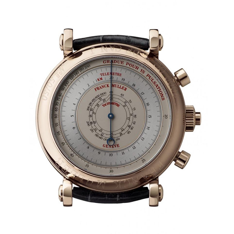 ROUND SPLIT SECONDS DOUBLE FACE CHRONOGRAPH