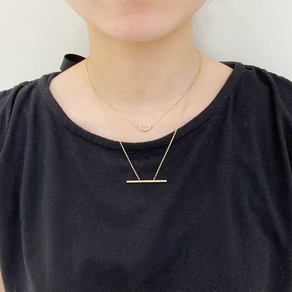 Bow ダイヤモンド ネックレス S (BW02KDLS)