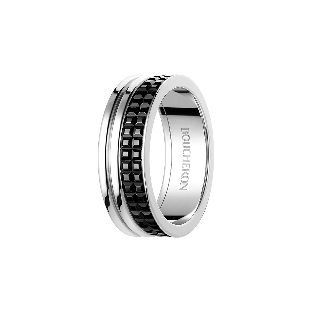 キャトル ブラック リング ハーフ ラージ JAL00293|ブシュロン|正規 キャトル ブラック リング ハーフ ラージ JAL00293|ブシュロン|正規