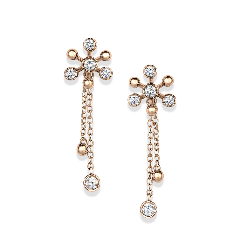 フロリアード K18ピンクゴールド ダイヤモンド リング