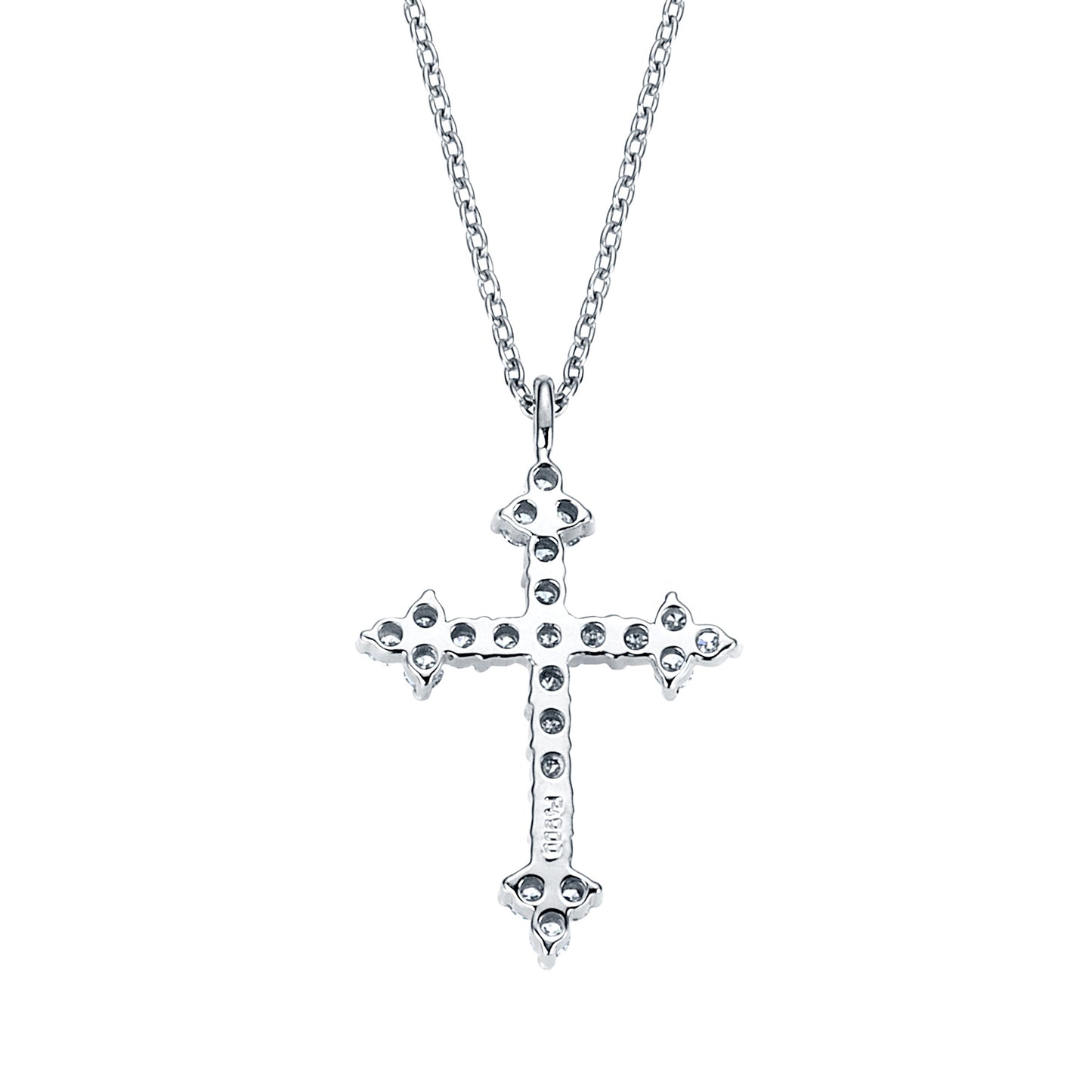 クロス プラチナ ダイヤモンド ペンダント